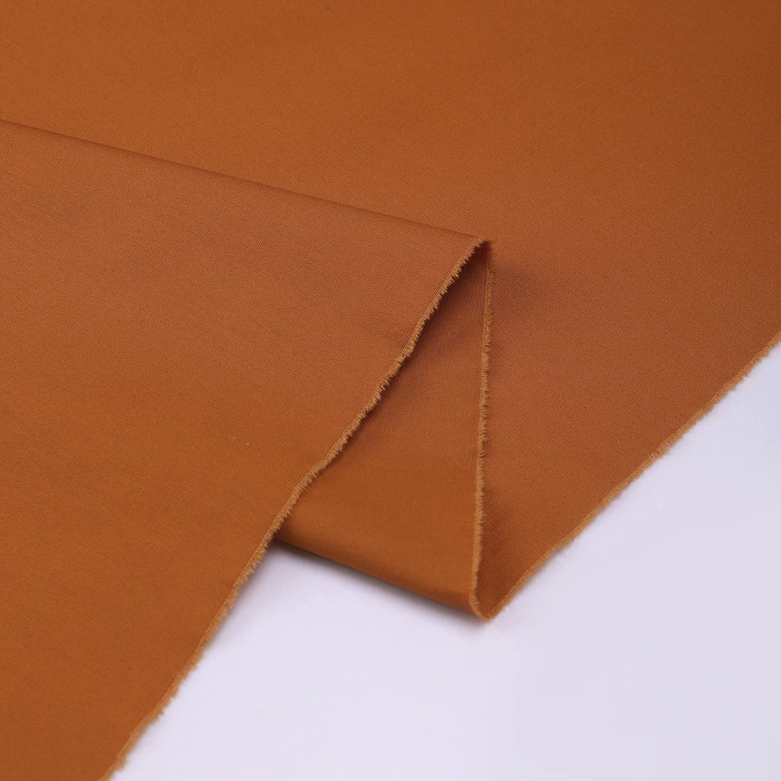 Cotton Poplin Shirting Fabric, 40s for Shirts, 59 in Wide - Caramel