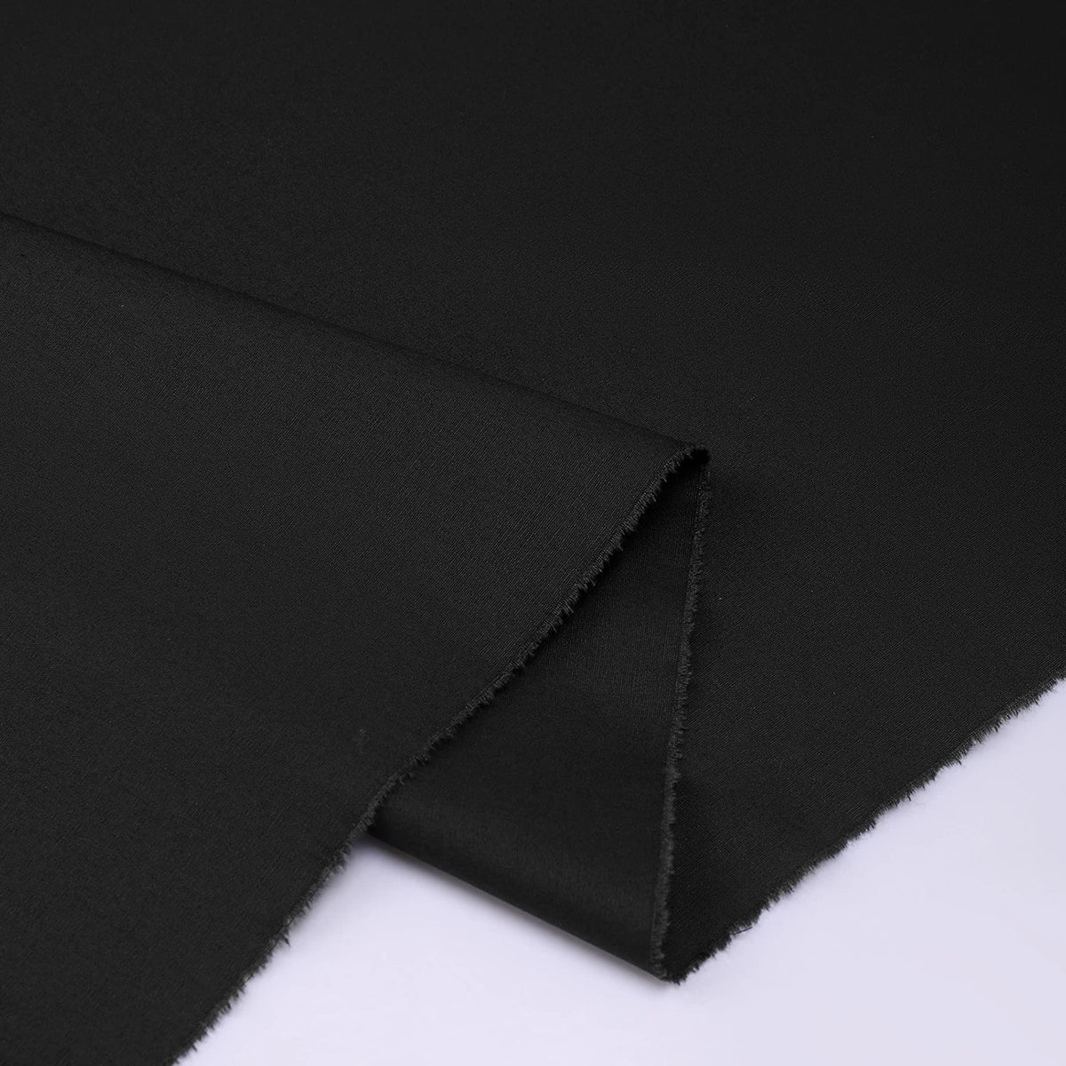 Cotton Poplin Shirting Fabric, 40s for Shirts, 59 in Wide - Black