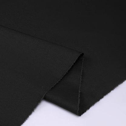 Cotton Poplin Shirting Fabric, 40s for Shirts, 59 in Wide - Black