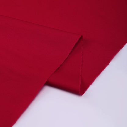 Cotton Poplin Shirting Fabric, 40s for Shirts, 59 in Wide - Red