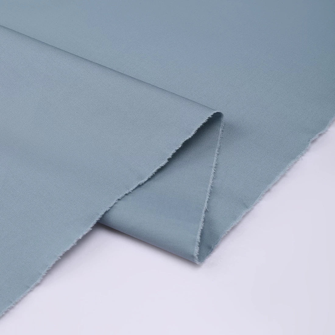 Cotton Poplin Shirting Fabric, 40s for Shirts, 59 in Wide - Dusty Blue
