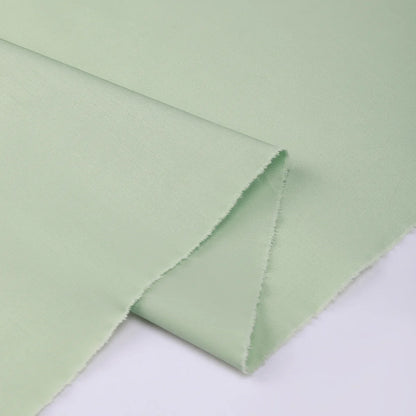 Cotton Poplin Shirting Fabric, 40s for Shirts, 59 in Wide - Grass Green