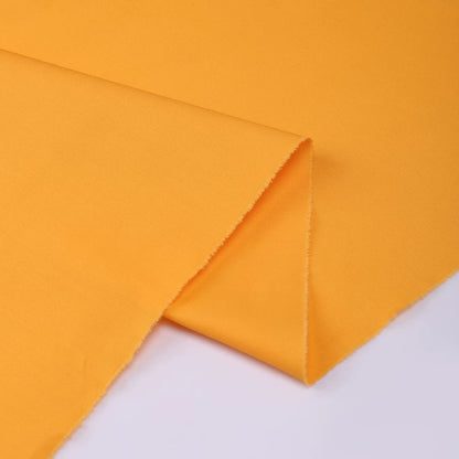 Cotton Poplin Shirting Fabric, 40s for Shirts, 59 in Wide - Yellow