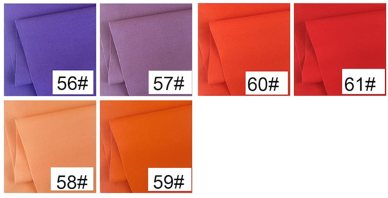 Cotton Poplin Fabric - Color Options