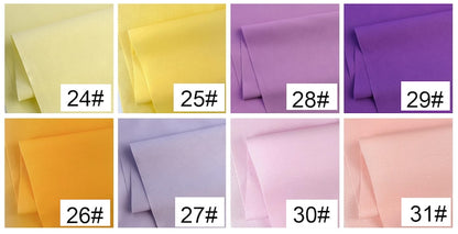 Cotton Poplin Fabric - Color Chart 1