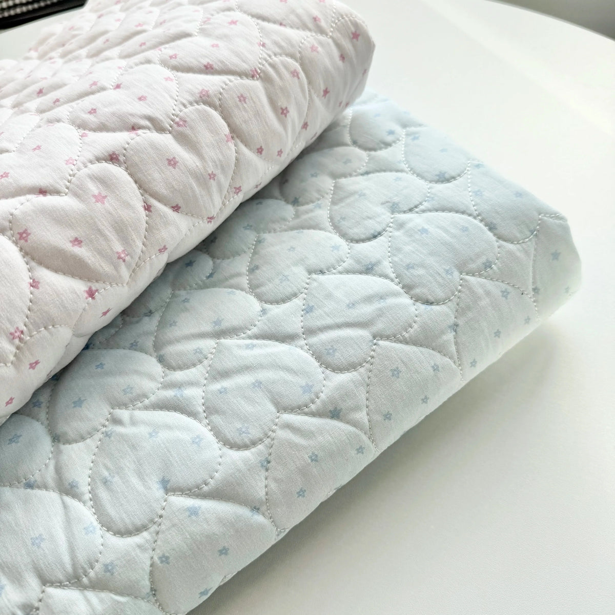 Cotton Quilted Puffer Fabric, Star Quilt, for Padded Coats & Kids' Wear