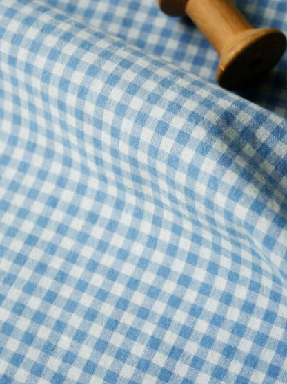 Cotton Yarn-Dyed Check Fabric, for Shirts & Table Linens