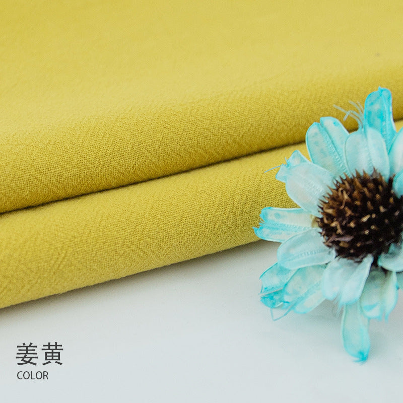 Crepe - Mustard Yellow Swatch