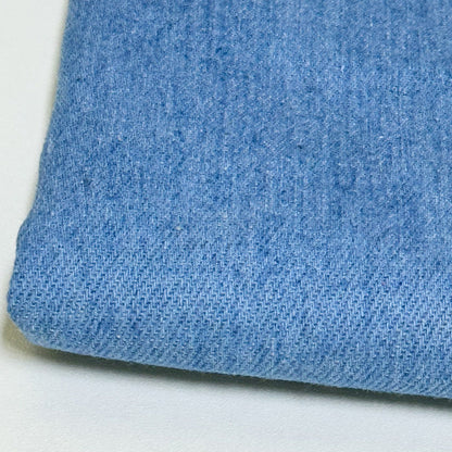 Denim Fabric, Solid, for Jackets & Bags, 67 in Wide - Light Blue 1