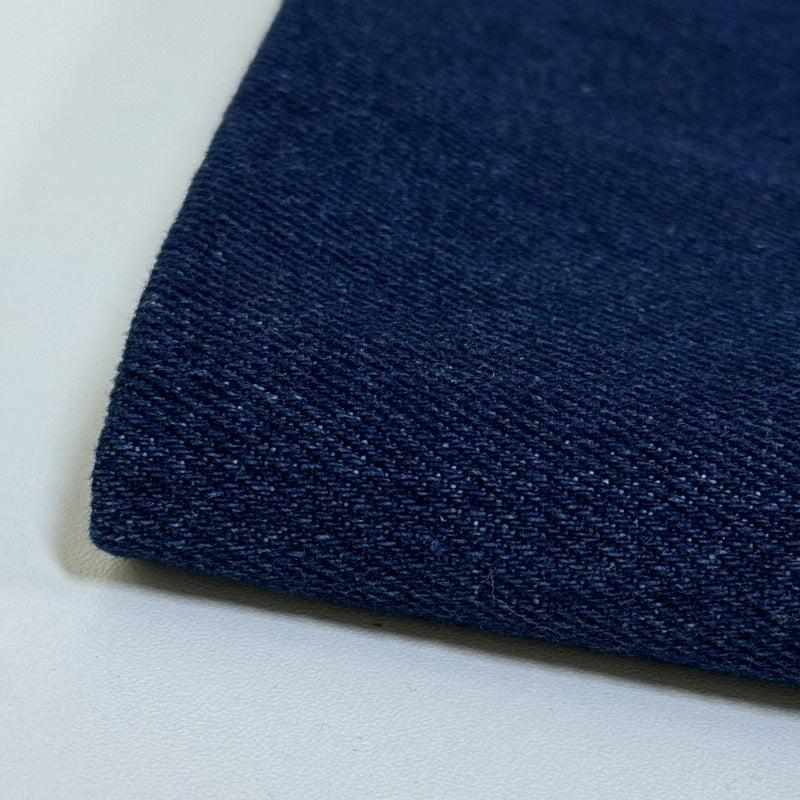 Denim Fabric, Solid, for Jackets & Bags, 67 in Wide - Extra Dark Blue 4
