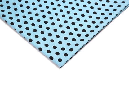 Diagonal Dot Polyester Fabric, Twill-Spot Cloth for Outdoor Apparel - Blue