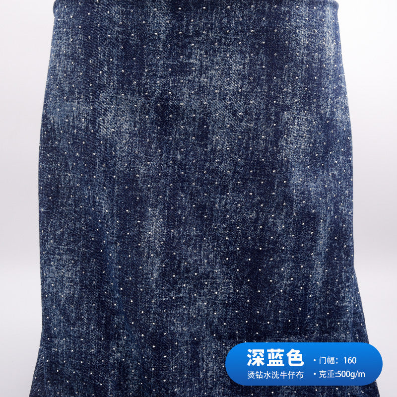 Rhinestone Denim - Dark Blue Swatch