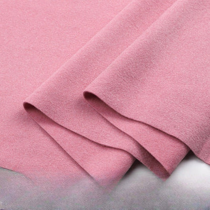 Double-Brushed Stretch Knit Fabric, Warm Cationic Polyester for Thermal Wear - Skin Pink