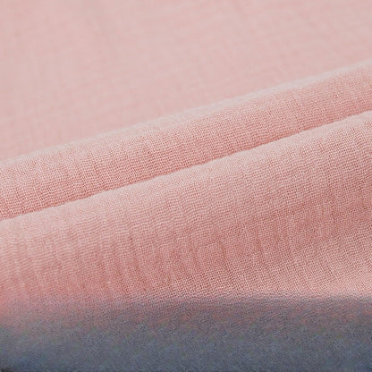 Double Gauze Cotton Fabric, Soft 40*40 Muslin Cloth for Baby & Dresses - Pink
