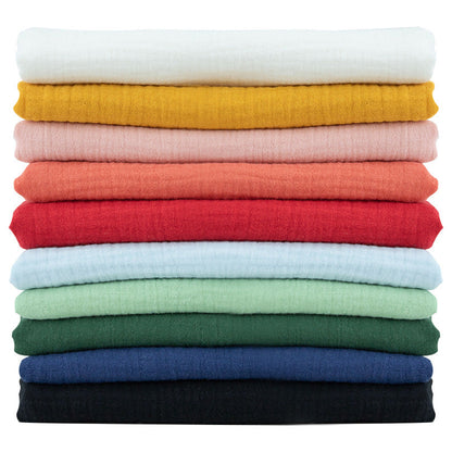 Double Gauze Cotton Fabric, Soft 40*40 Muslin Cloth for Baby & Dresses