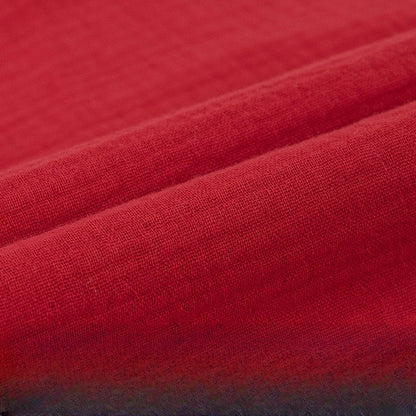 Double Gauze Cotton Fabric, Soft 40*40 Muslin Cloth for Baby & Dresses - Red