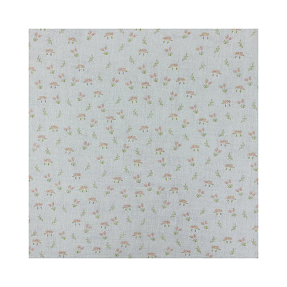 Cotton Double Gauze Fabric, Small Floral & Bow Prints (6)