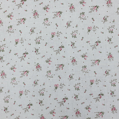 Cotton Double Gauze Fabric, Small Floral & Bow Prints (6) - Small Floral 1