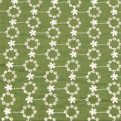 Floral Embroidered Gauze - 11
