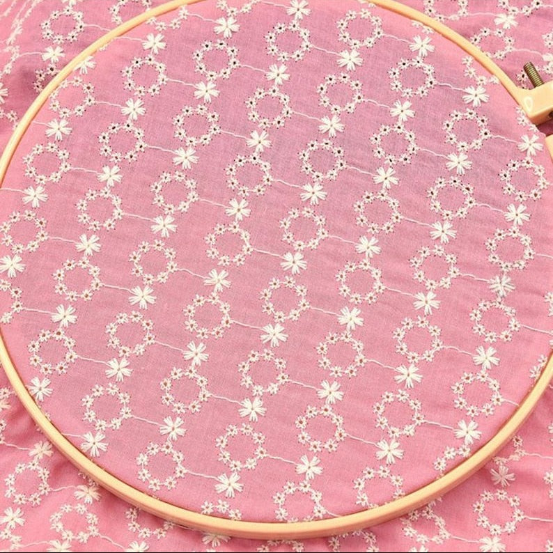 Floral Embroidered Gauze - 3