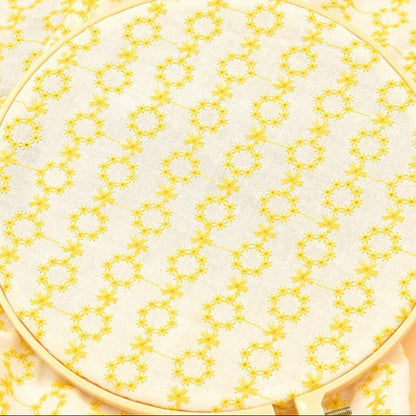 Floral Embroidered Gauze - 8