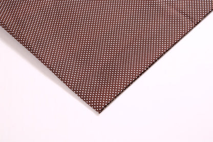 Floral Polyester Fabric - Craft & Craft by the Yard - Coffee Brown