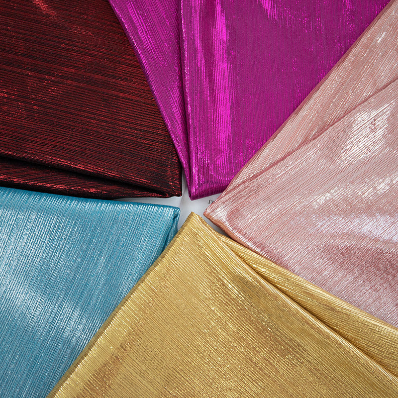 Foil Jacquard Polyester Knit - Roll