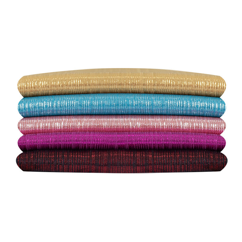 Foil Jacquard Polyester Knit - Close Up