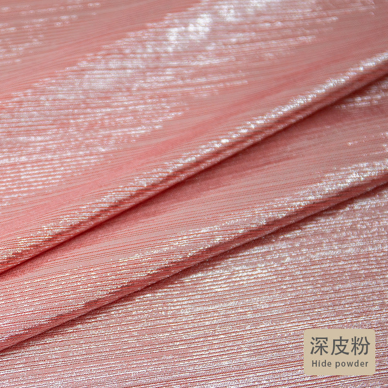 Foil Jacquard - Deep Pink Swatch