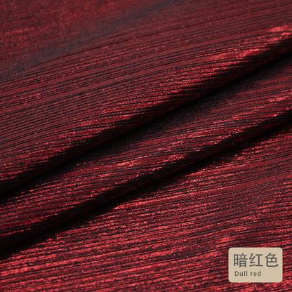 Foil Jacquard - Dark Red Swatch