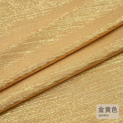 Foil Jacquard - Golden Yellow Swatch