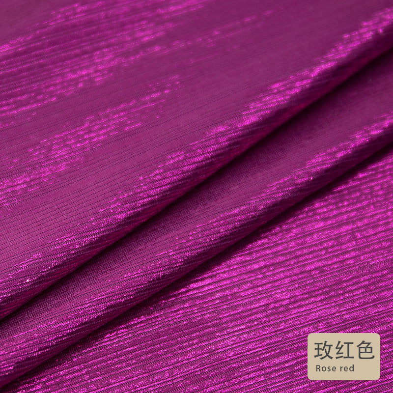 Foil Jacquard - Rose Pink Swatch