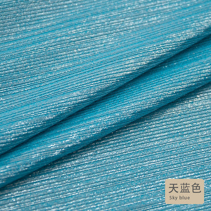 Foil Jacquard - Sky Blue Swatch