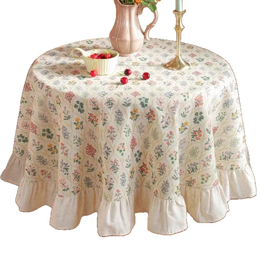 French Floral Printed Cotton Linen - Product Detail