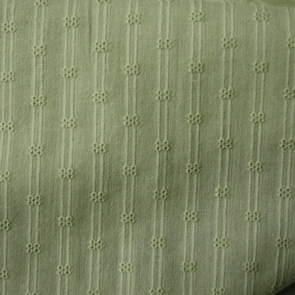 Dobby Stripe Cotton - Green