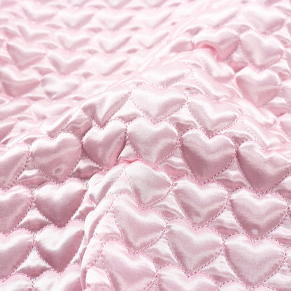 Heart Quilted Satin - 1