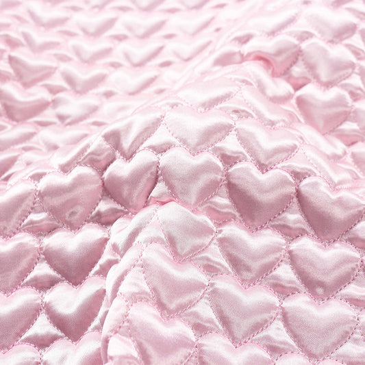 Heart Quilted Satin - 1