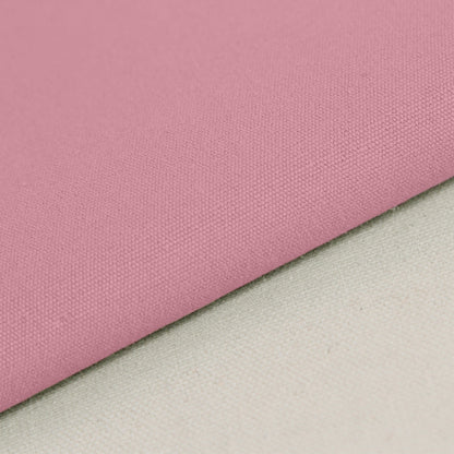 Heavy Cotton Canvas Fabric, 8oz Plain Weave for Bags & Upholstery - Pink 12#