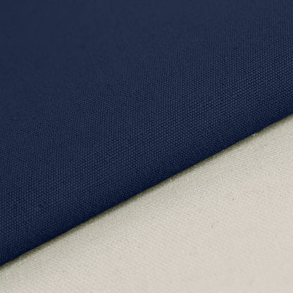 Heavy Cotton Canvas Fabric, 8oz Plain Weave for Bags & Upholstery - Navy 23#