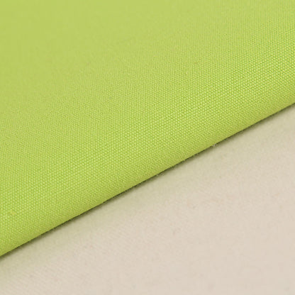 Heavy Cotton Canvas Fabric, 8oz Plain Weave for Bags & Upholstery - Neon Green 39#