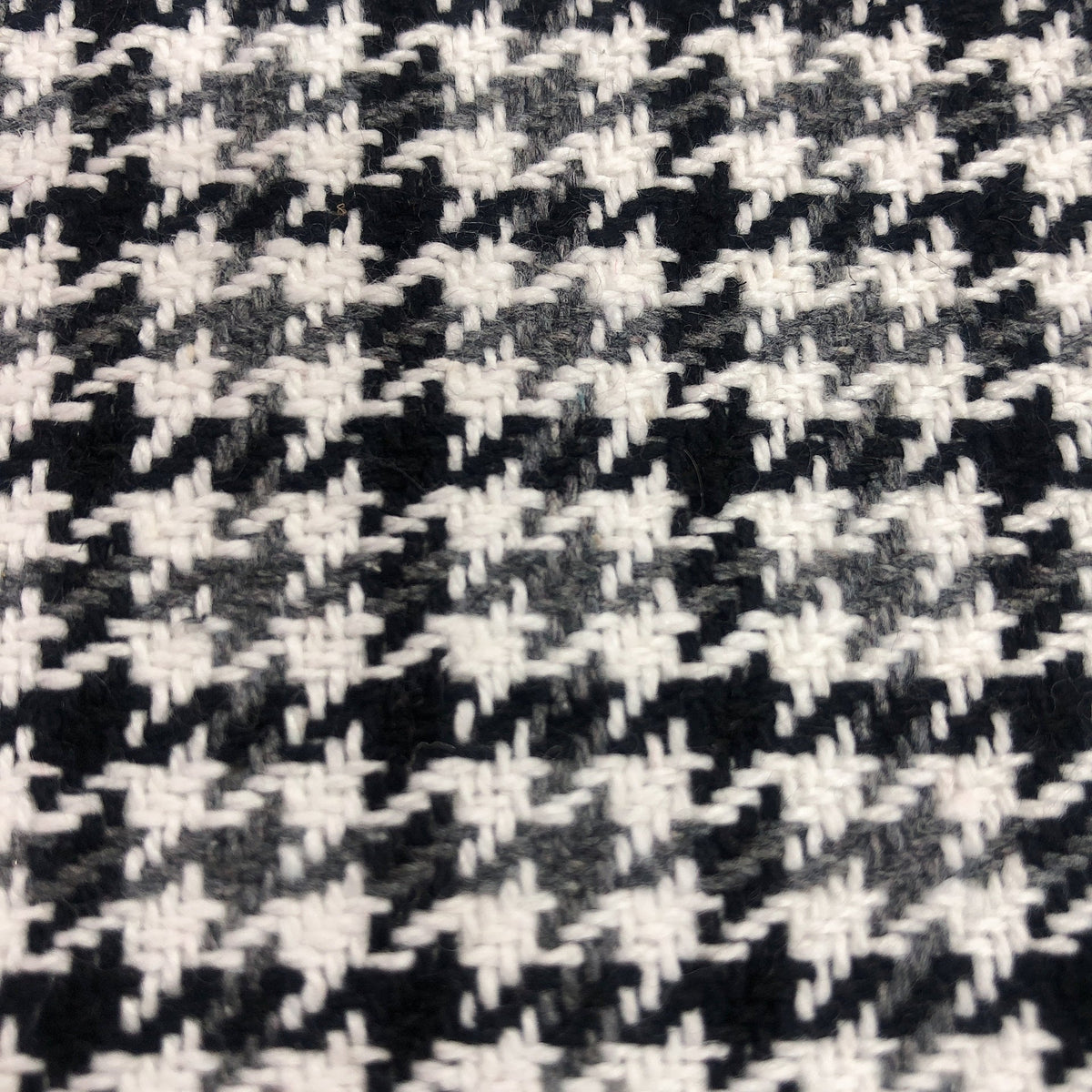 Houndstooth Tweed Fabric, 4 Colors for Jackets, Pants & Decor