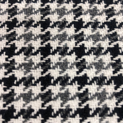 Houndstooth Tweed Fabric, 4 Colors for Jackets, Pants & Decor