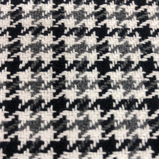 Houndstooth Tweed Fabric, 4 Colors for Jackets, Pants & Decor