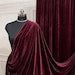 Royal Velvet Fabric, for Upholstery & Costumes - Burgundy