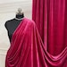 Royal Velvet Fabric, for Upholstery & Costumes - Fuchsia