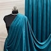 Royal Velvet Fabric, for Upholstery & Costumes - Indigo