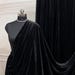 Royal Velvet Fabric, for Upholstery & Costumes - Black