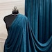 Royal Velvet Fabric, for Upholstery & Costumes - Navy Blue