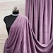 Royal Velvet Fabric, for Upholstery & Costumes - Lilac
