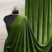 Royal Velvet Fabric, for Upholstery & Costumes - Moss Green